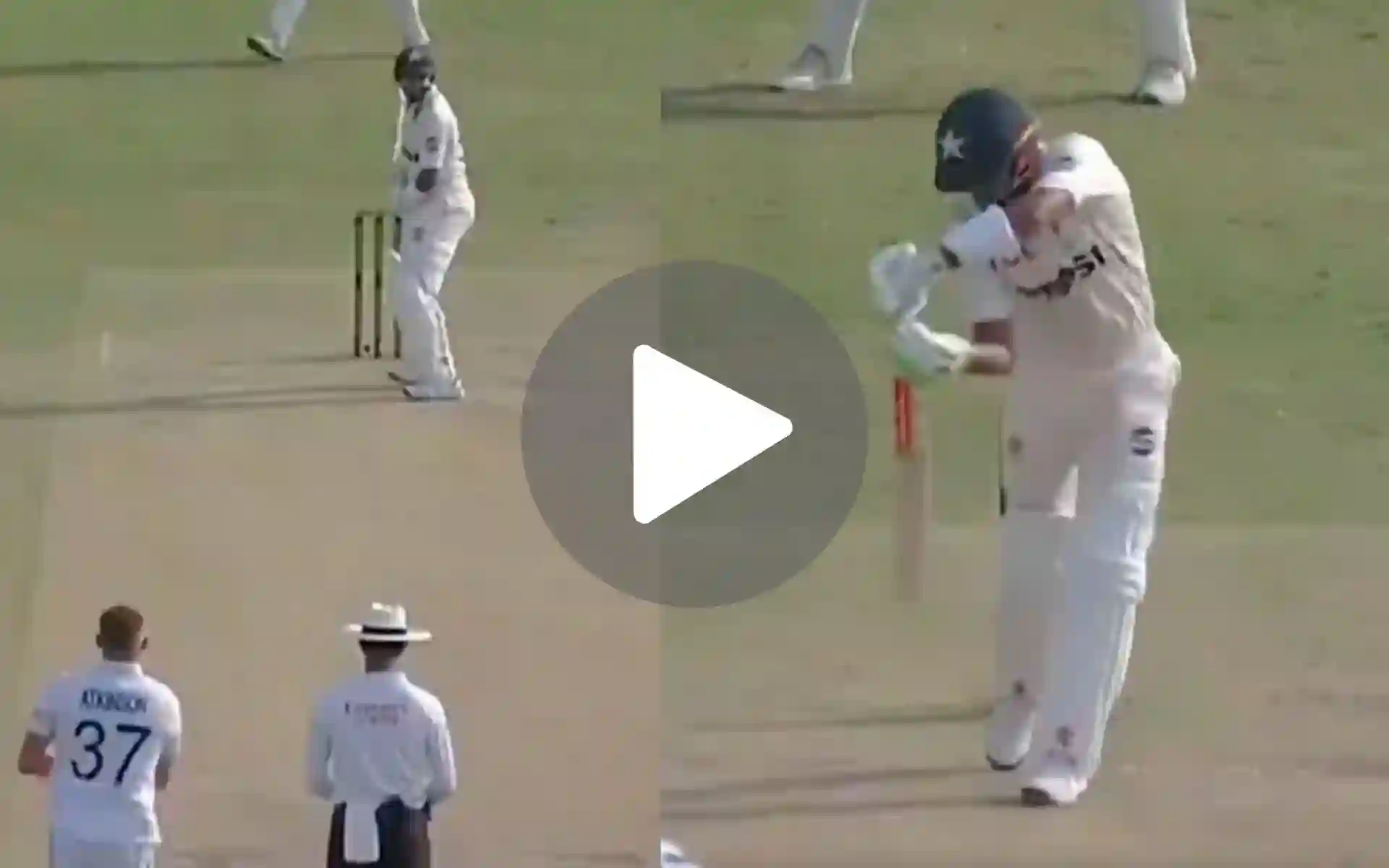 [Watch] Babar Azam Fails Again On Multan's Flat Pitch; Hangs Head In Shame